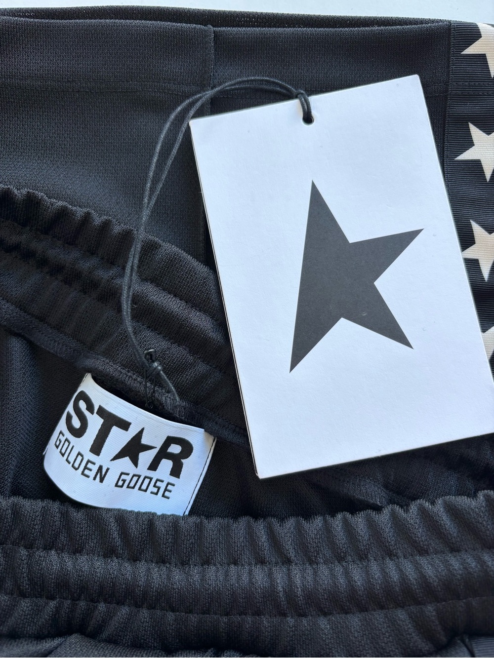 Golden Goose Black Track Pants with Star Detail, Size Small Streetwear Rich Mom - Picture 8 of 16